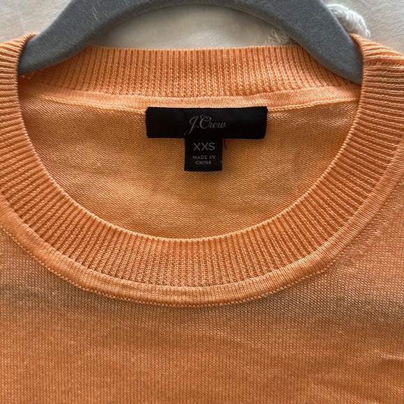 J.Crew Short-sleeve silk-blend crewneck sweater XXS - Picture 3 of 4